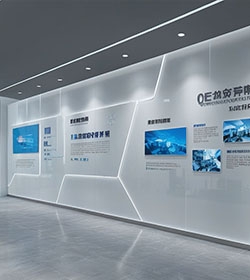 公司文化墙的展厅式类型设计大典