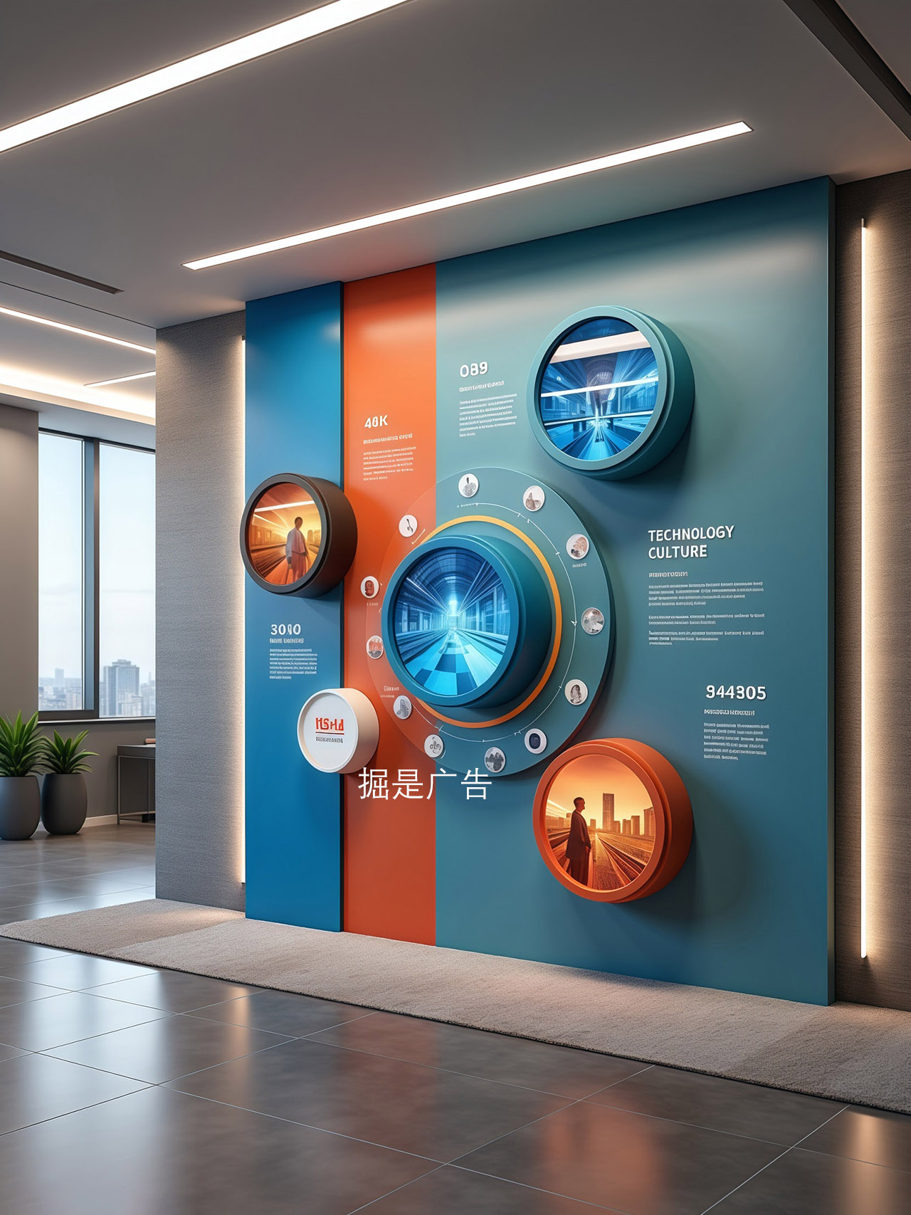 企业文化墙设计