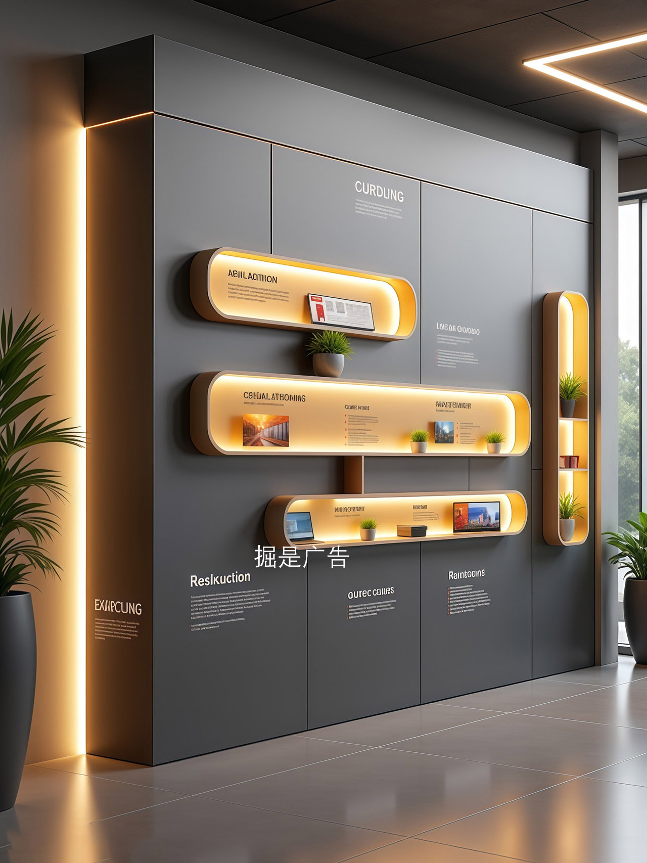 企业文化墙设计