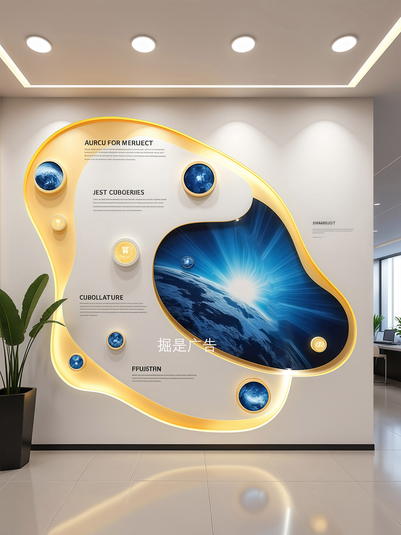 企业文化墙设计