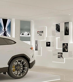 汽车文化展示墙设计