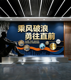 公司宣传标语文化墙设计制作，企业宣传口号